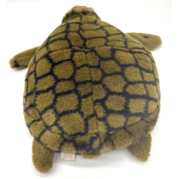 FIESTA 2195 Plush Stuffed Animal - 12" SEA TURTLE Brown - Picture 3 of 6